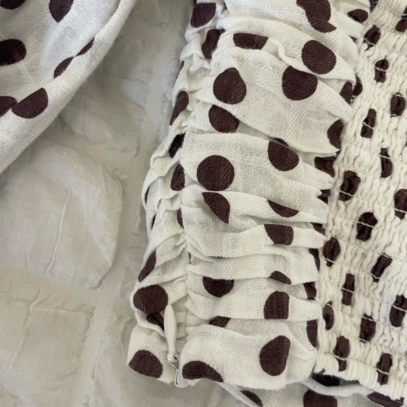 MAJORELLE Emily Polka Dot Blouse - Picture 8 of 12